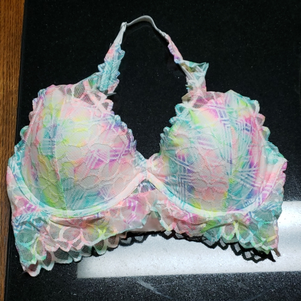 Victoria's Secret PINK bralette watercolor size M